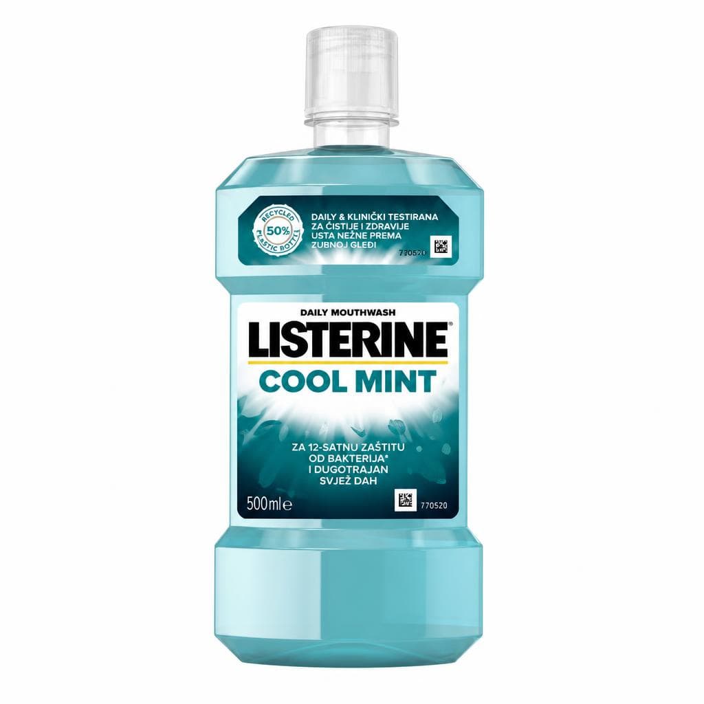 Listerine ustna voda 500 ml Akcija v trgovini E.Leclerc