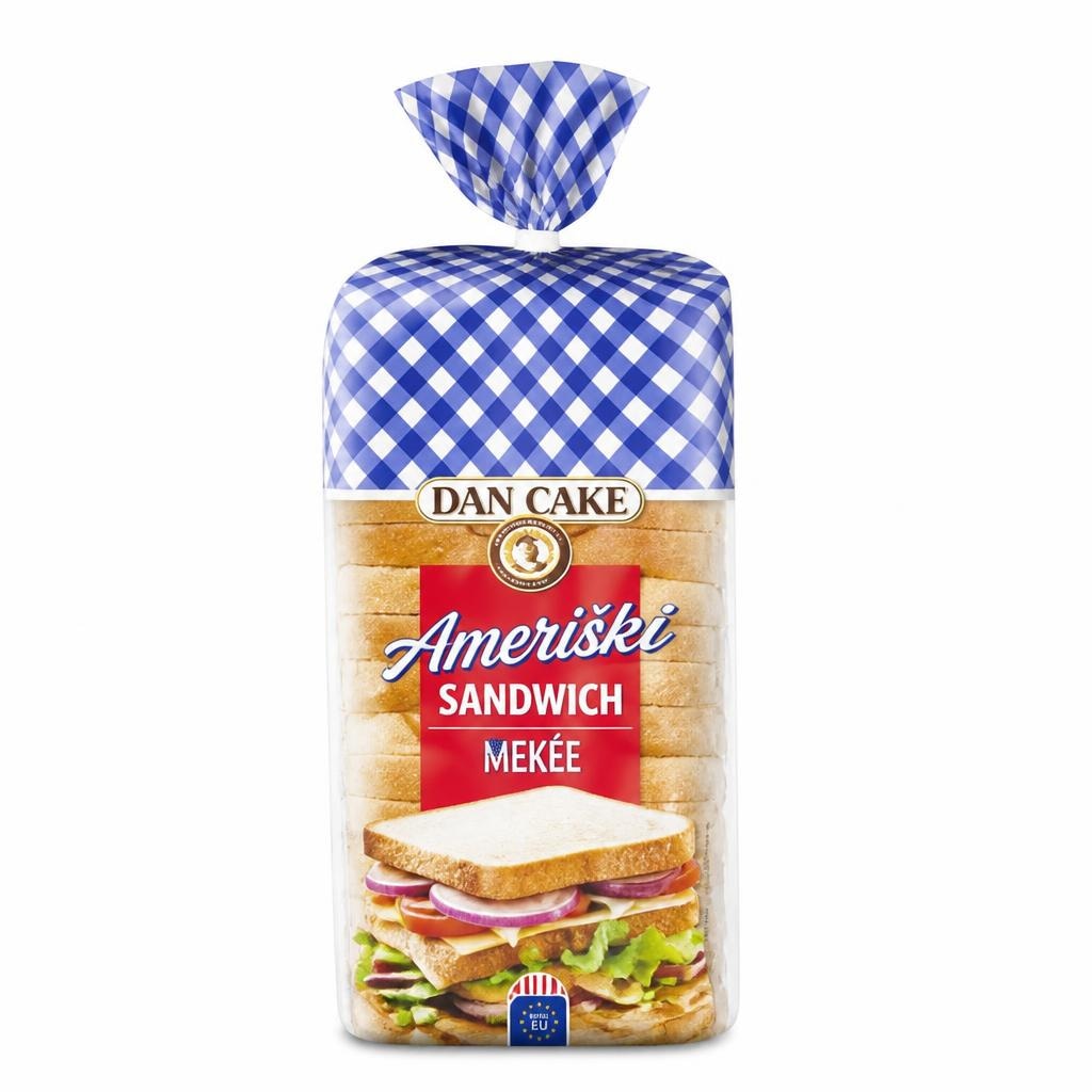 Ameriški beli toast 750 g Dan cake Akcija v trgovini Jager
