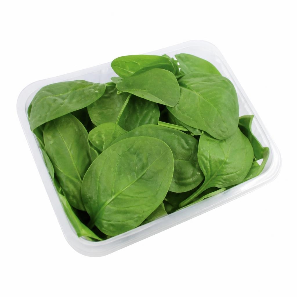Bio špinača pakirano, 125 g Akcija v trgovini Tuš