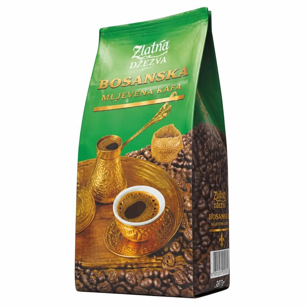 Mleta kava Zlatna Džezva 387 g Akcija v trgovini Mercator
