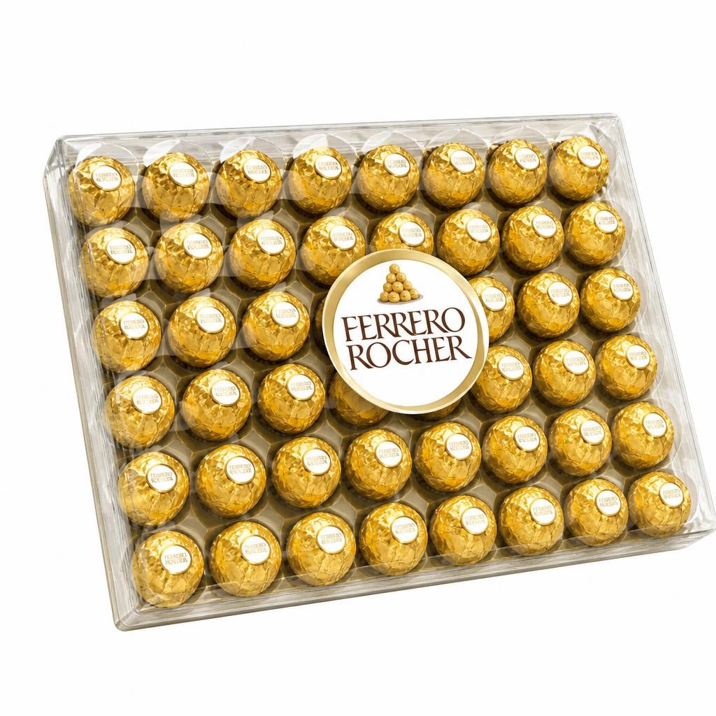 Ferrero Rocher bonboniera vaflji s čokolado in lešniki 600 g Akcija v trgovini Kompas Shop