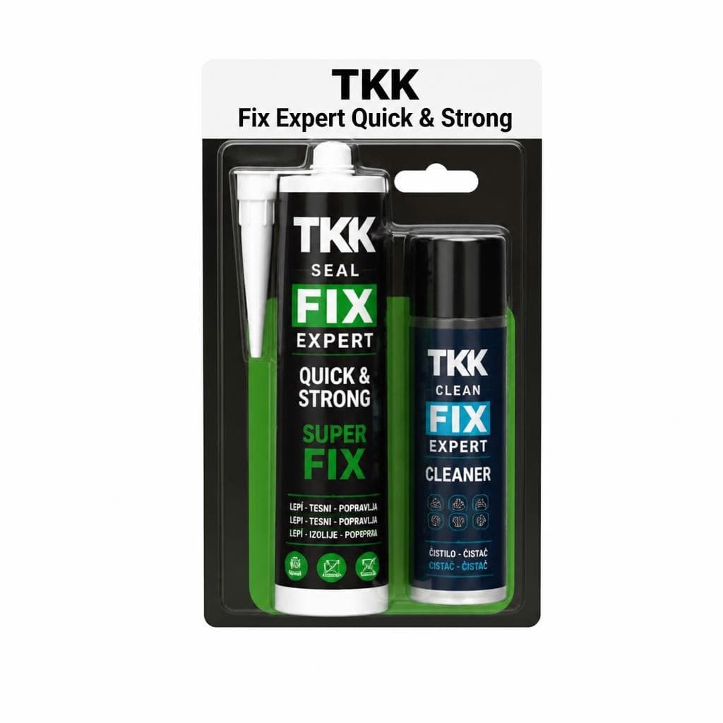 Set tesnilna masa TKK Fix Expert Quick & Strong 2 x 290 mL Akcija v trgovini Jager
