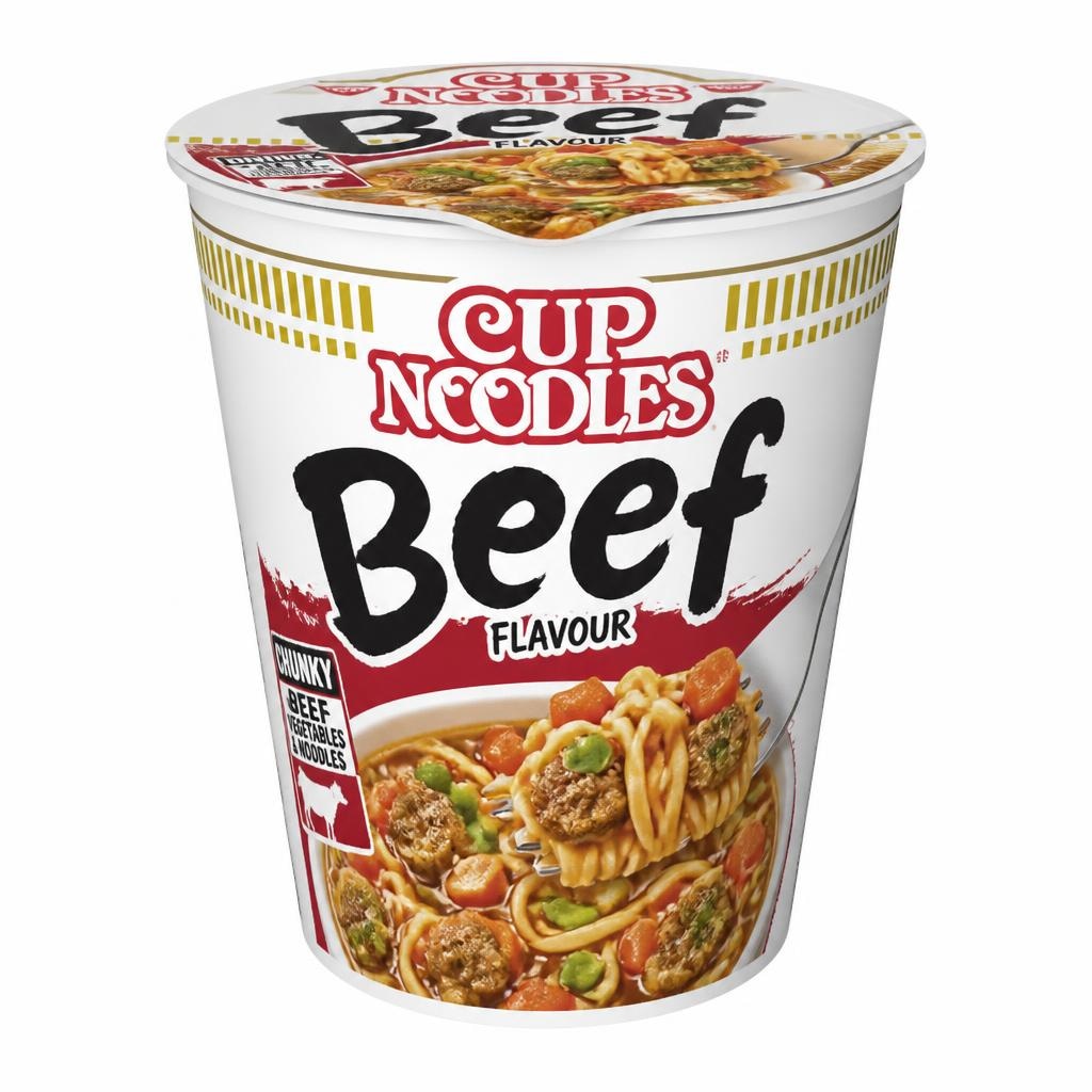 Instant rezanci v lončku Cup Noodles Nissin 63 g - 67 g Akcija v trgovini E.Leclerc