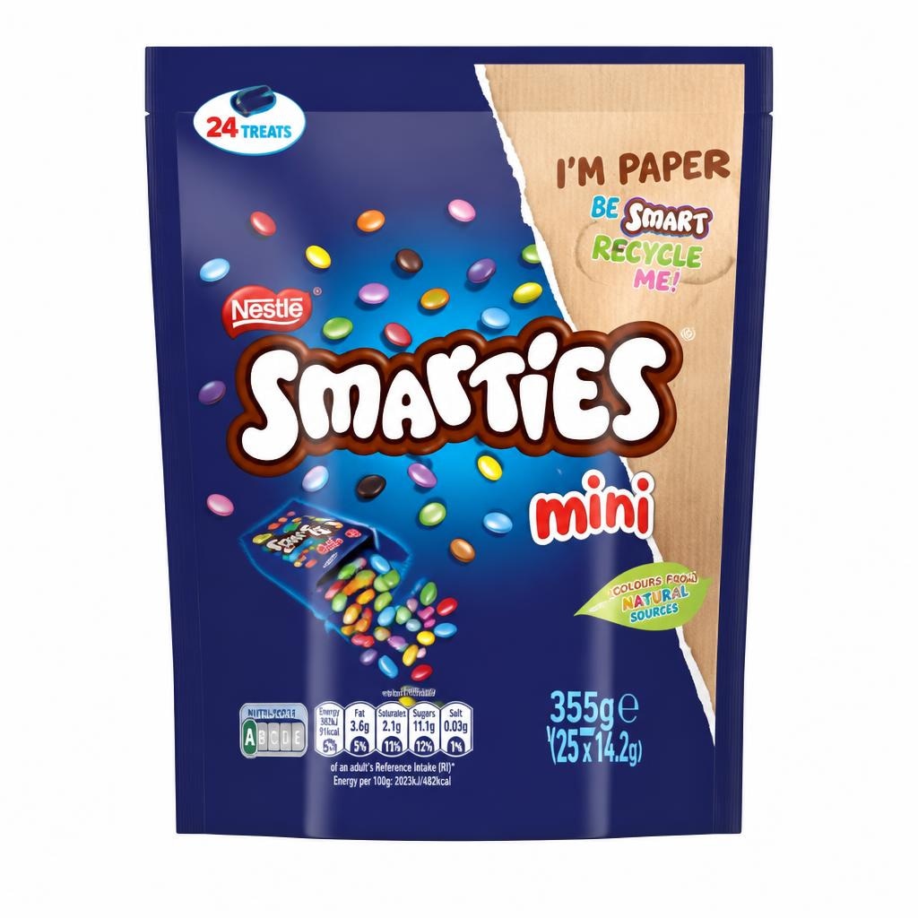 Smarties Mini čokoladni bonboni 355 g Akcija v trgovini Kompas Shop