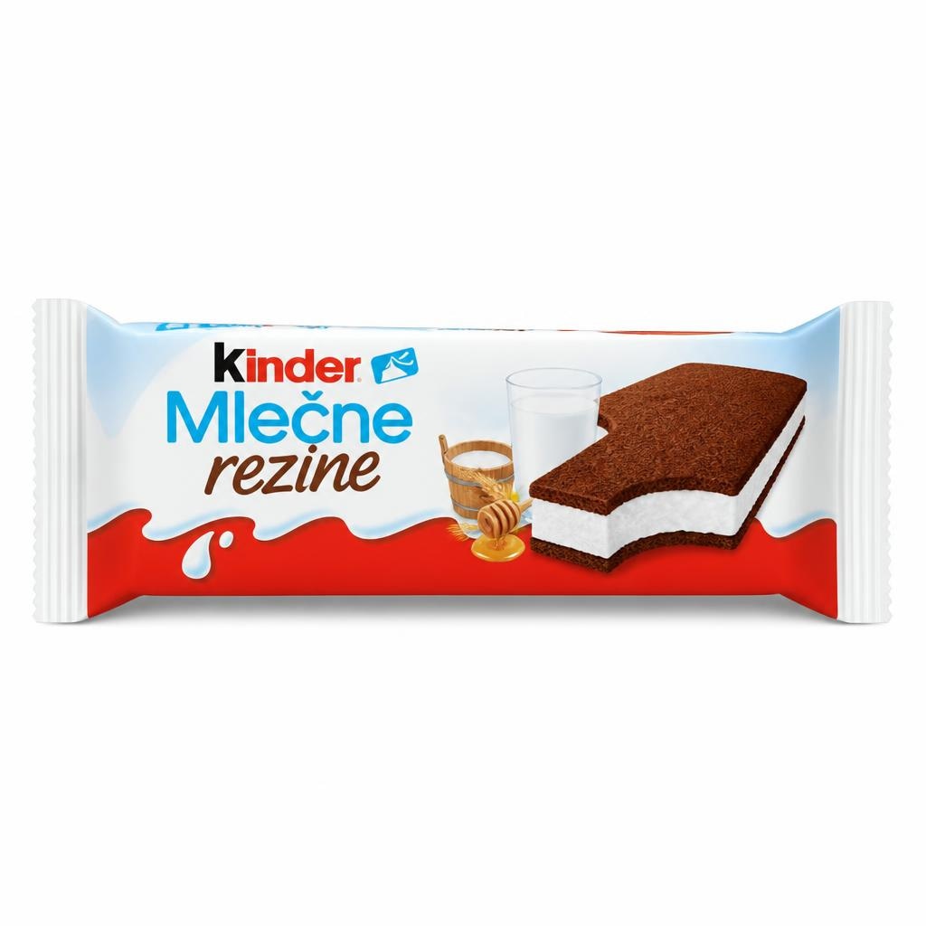 Mlečne rezine Kinder Akcija v trgovini Tuš