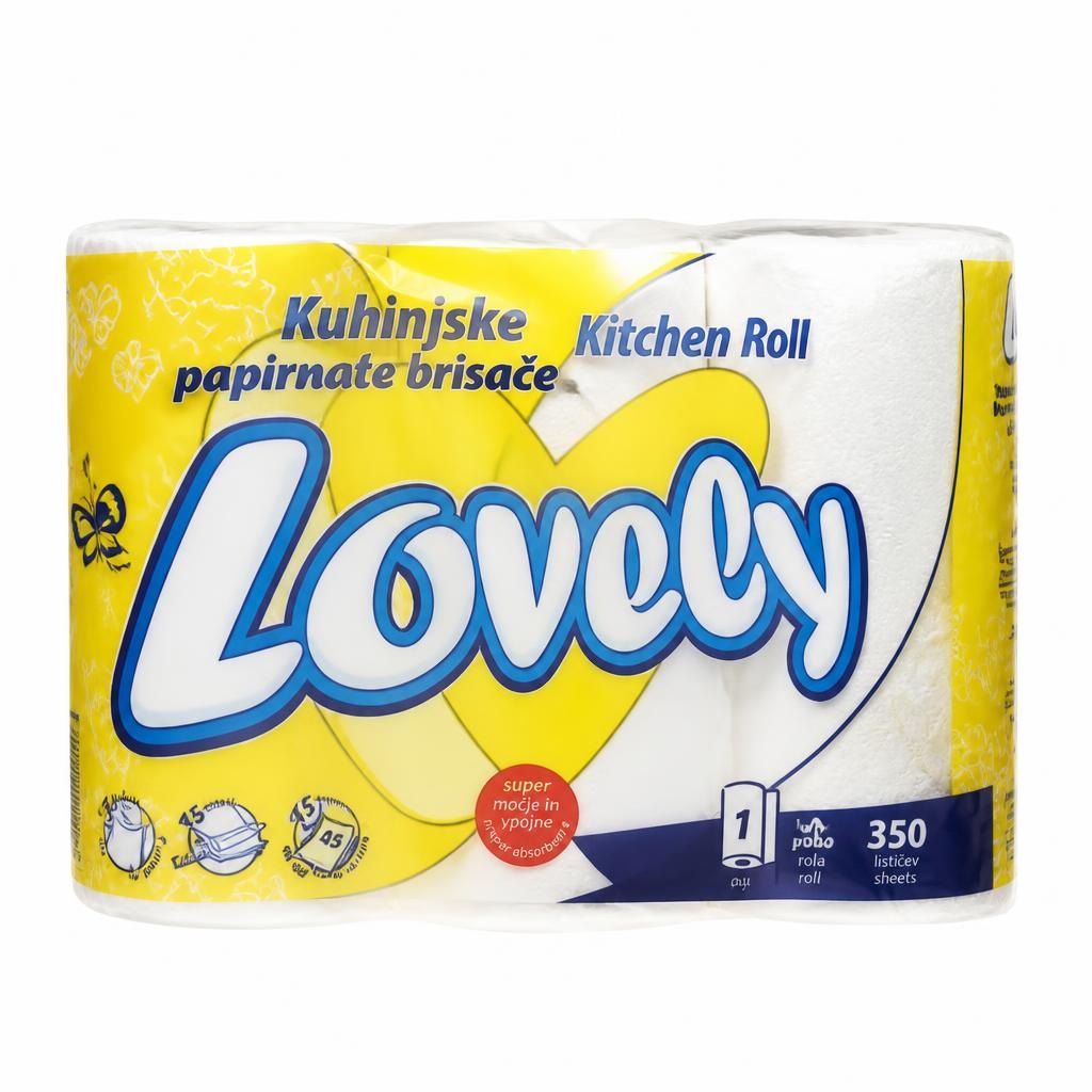 PAPIRNATE BRISAČE BELE Lovely - Akcija v trgovini Spar