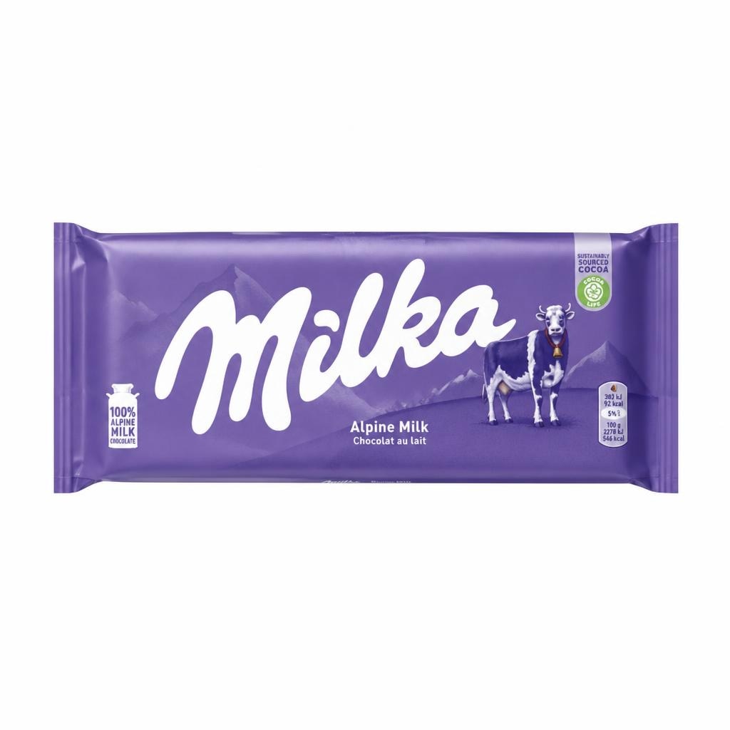 Mlečna čokolada Milka 90-95 g Akcija v trgovini Tuš