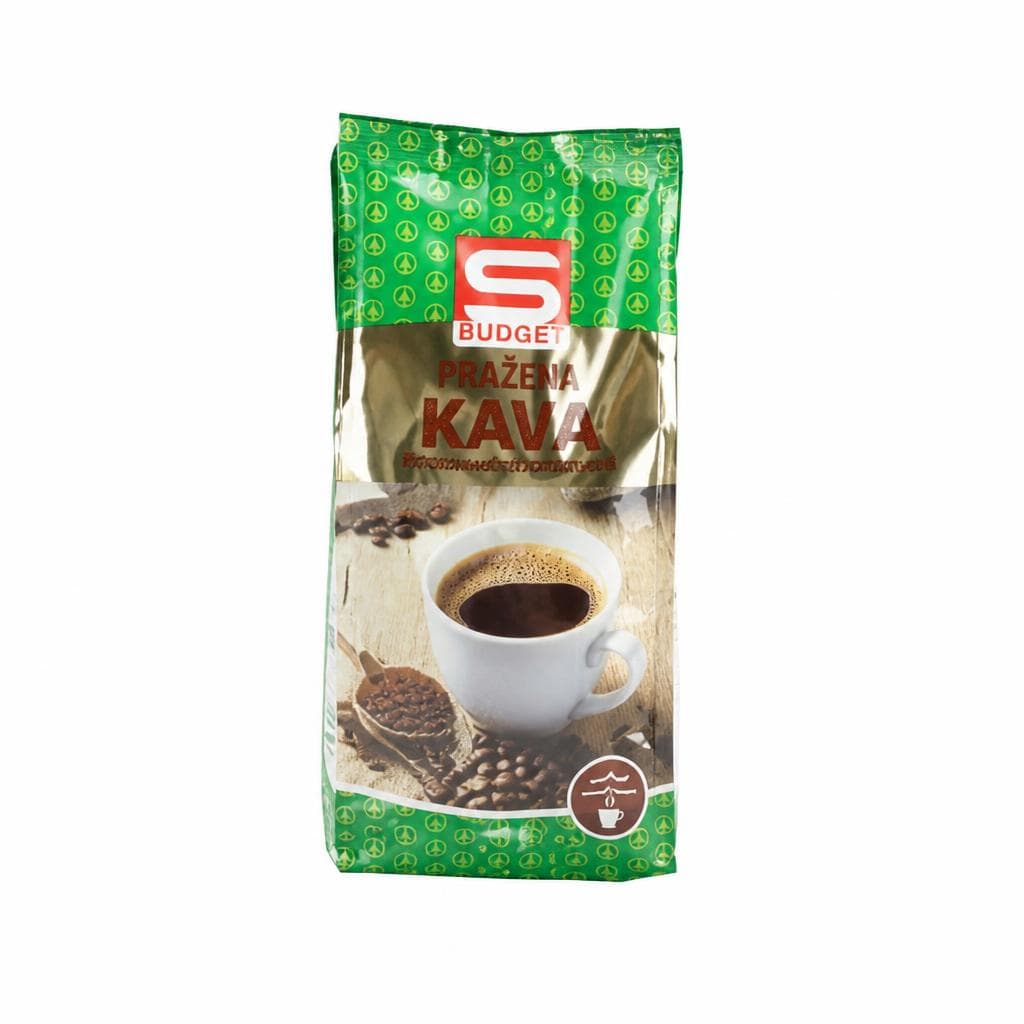 S Budget mleta pražena kava 500 g Akcija v trgovini Spar