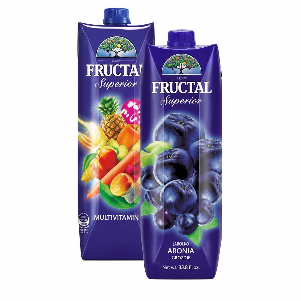 Fructal sadna pijača ali sadni nektar 1 l Akcija v trgovini E.Leclerc