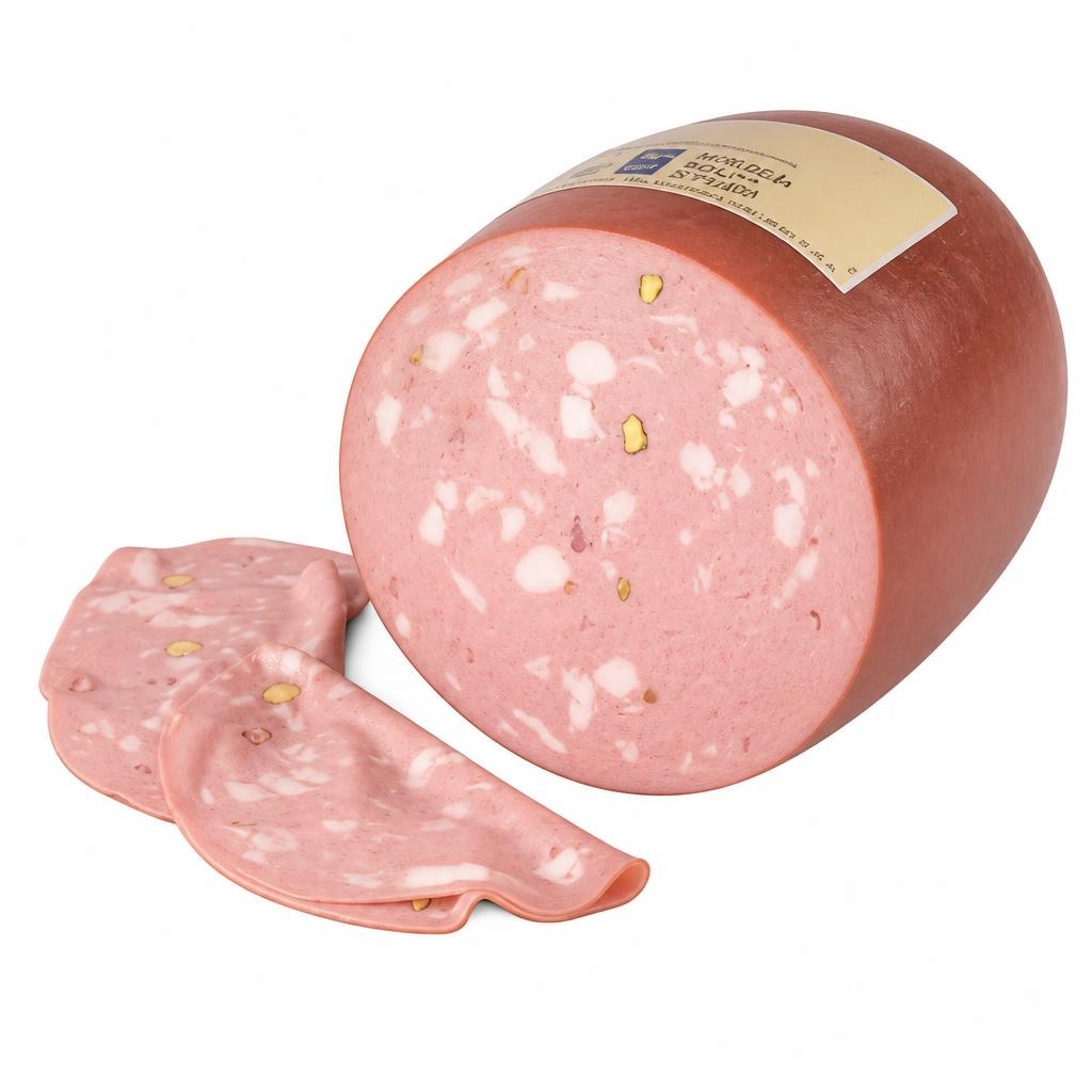 Mortadela Bologna s pistacijo 1 kg Akcija v trgovini E.Leclerc