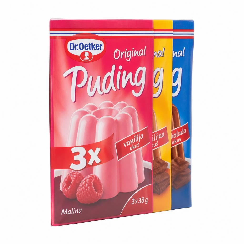 Dr. Oetker puding 3/1 3x 38 g - 3x 49 g Akcija v trgovini E.Leclerc