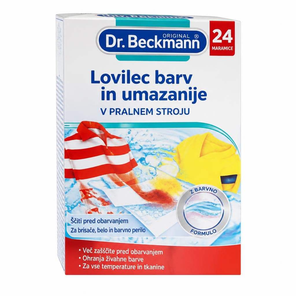 Lovilec barv in umazanije Dr. Beckmann 24/1 Akcija v trgovini E.Leclerc