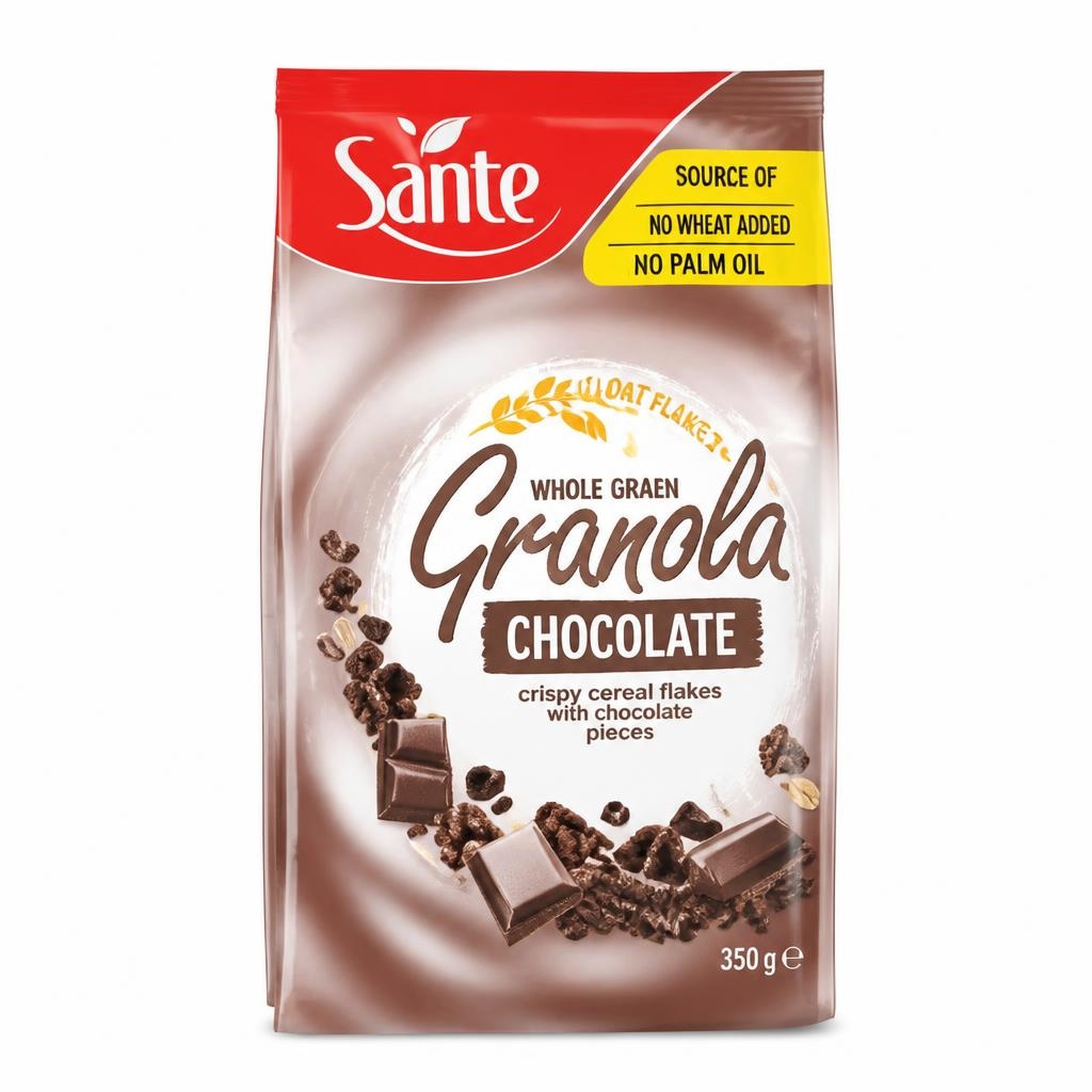 Kosmiči Granola 350 g Sante - Akcija v trgovini Tuš