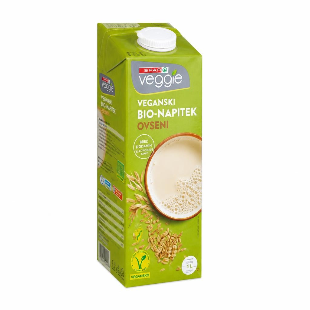 Spar Veggie Bio Ovsni Napitek 1 l - Akcija v trgovini Spar