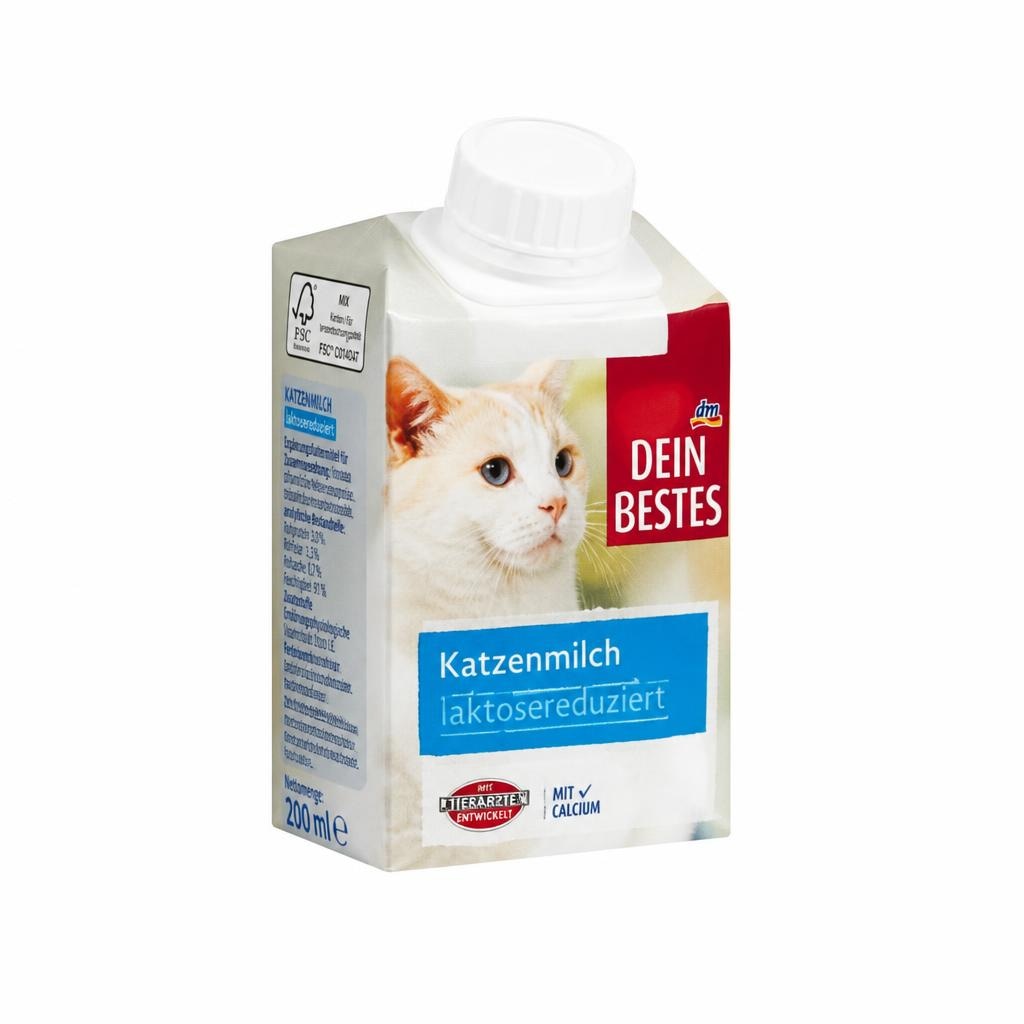 Dein Bestes mleko za mačke 200 ml - Akcija v trgovini Dm