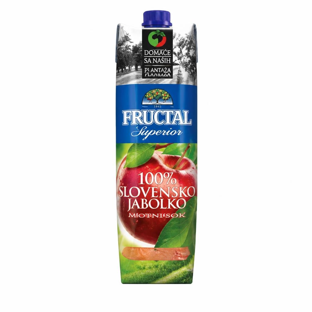 Sok 100% motno jabolko Fructal 1 l - Akcija v trgovini Mercator