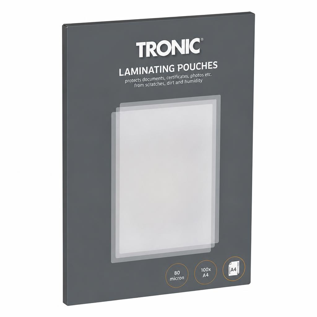 TRONIC Folija za plastificiranje A3, 20 kosov (prosojne/protirefleksne) ali A4, 40 kosov ali A5, 40 kosov in 10 x 15 cm, 80 kosov - Akcija v trgovini Lidl
