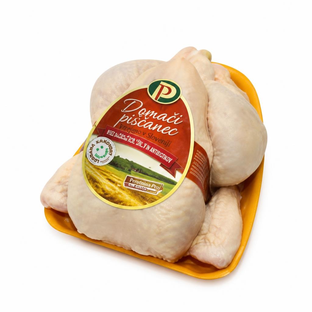 Perutnina Ptuj Domači piščanec IK 1 kg Akcija v trgovini Jager