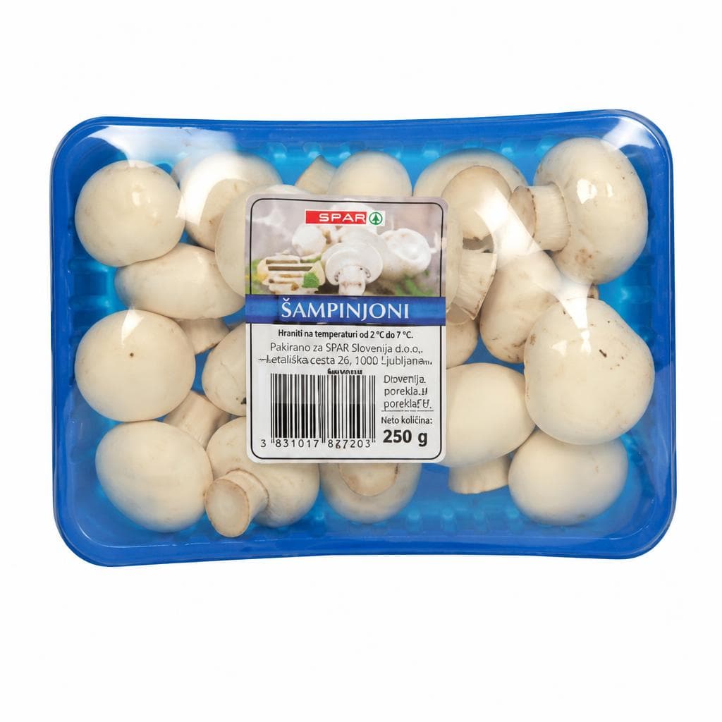 SPAR Slovenski šampinjoni 250 g Akcija v trgovini Spar