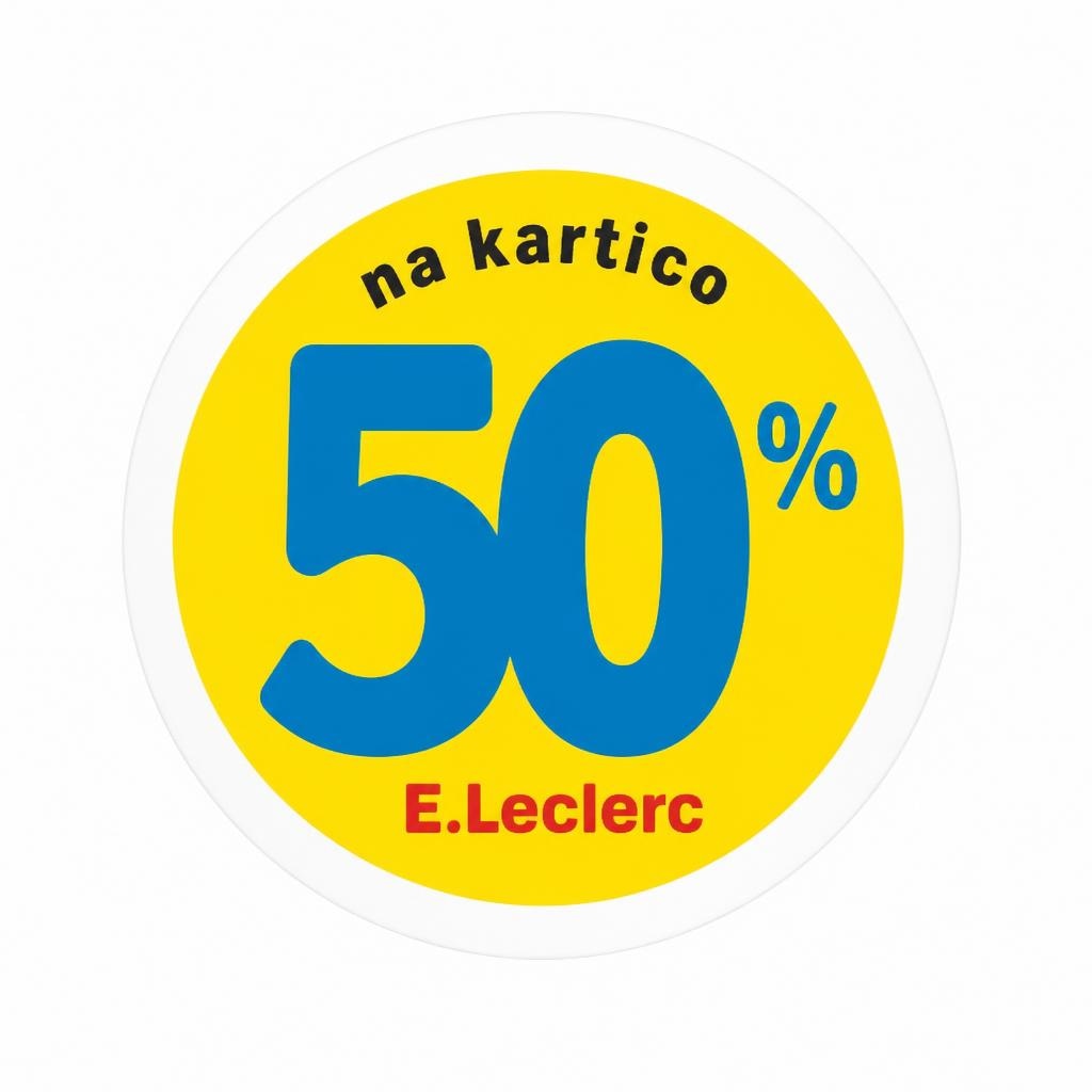 50 % bon na vse izdelke brez glutena Akcija v trgovini E.Leclerc