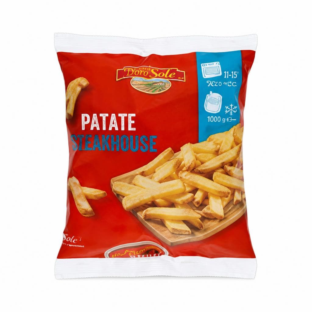 Krompirček Steakhouse 750 g Akcija v trgovini Eurospin