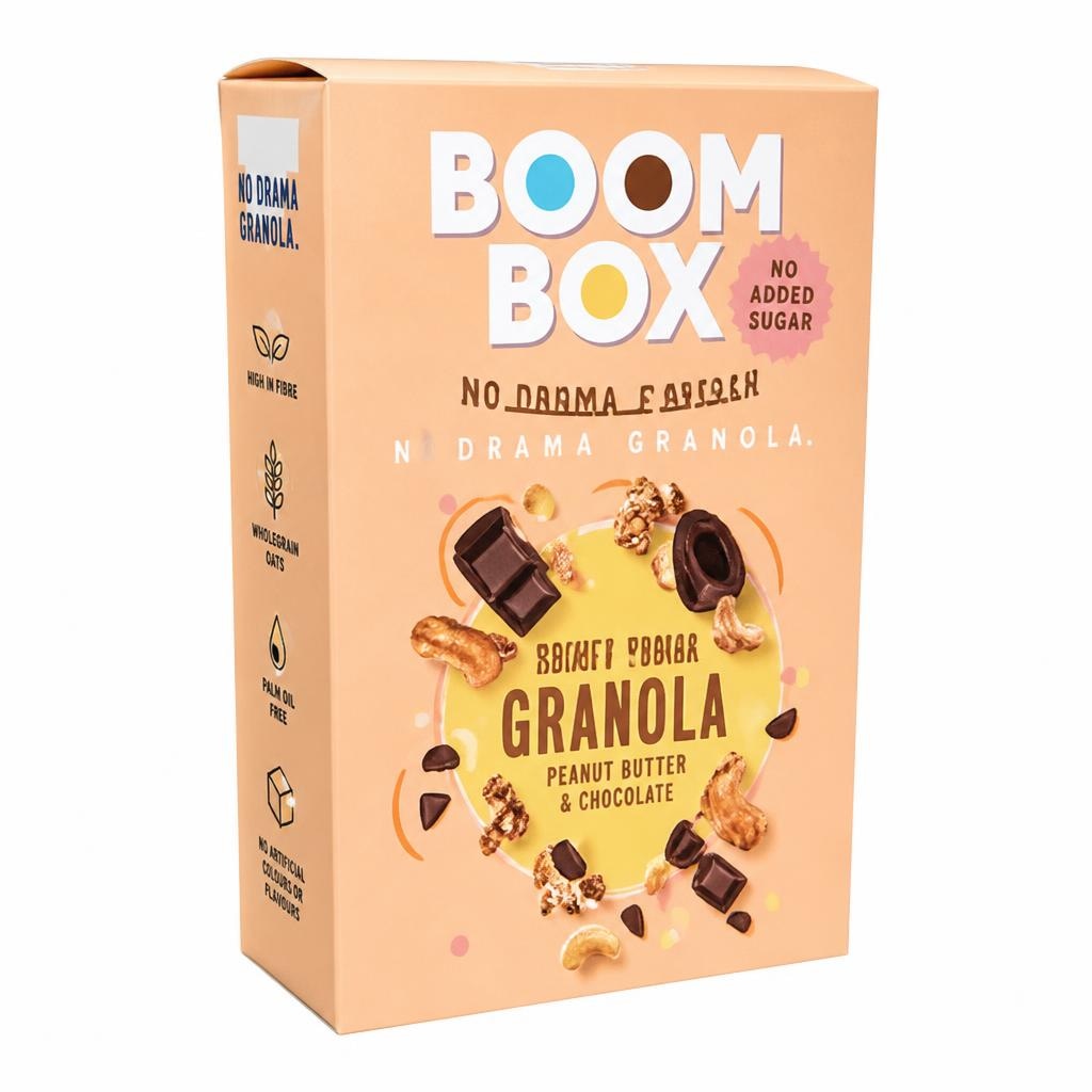 Granola Boom Box 300 g Akcija v trgovini E.Leclerc