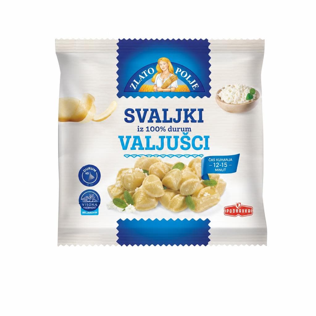 Svaljki Zlato polje 400 g Akcija v trgovini Tuš