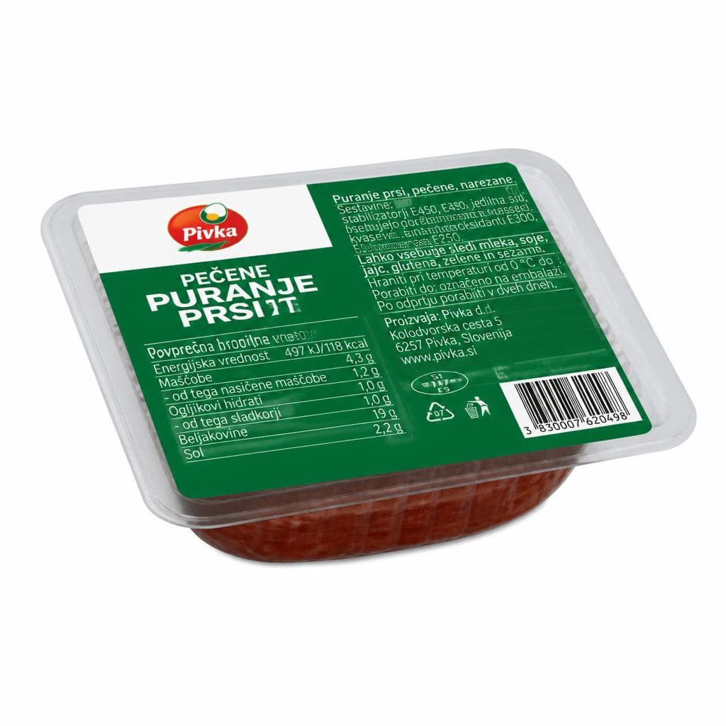 Pečene puranje prsi 350 g Akcija v trgovini Eurospin
