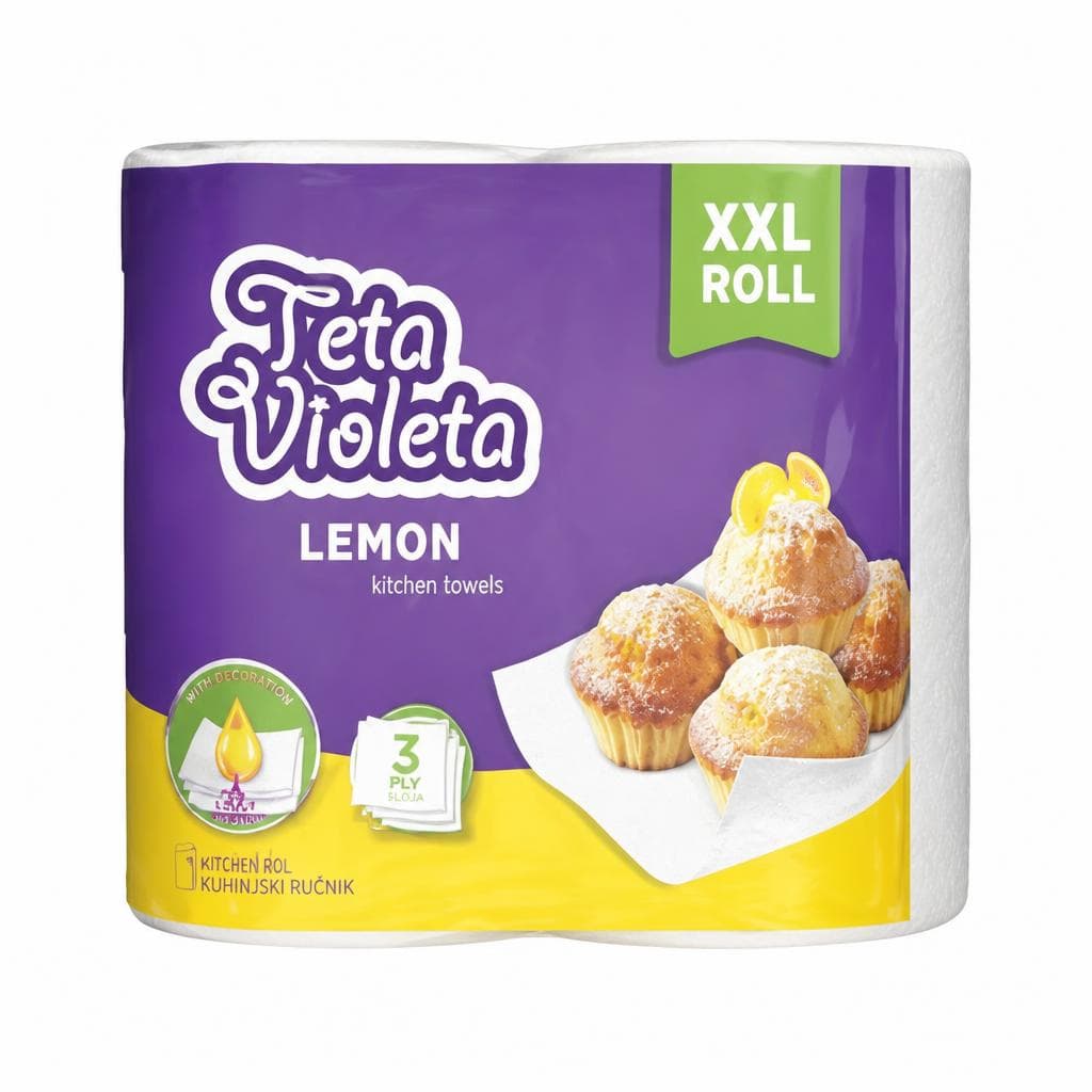 Papirnate brisače Violeta XXL 2/1 Akcija v trgovini E.Leclerc