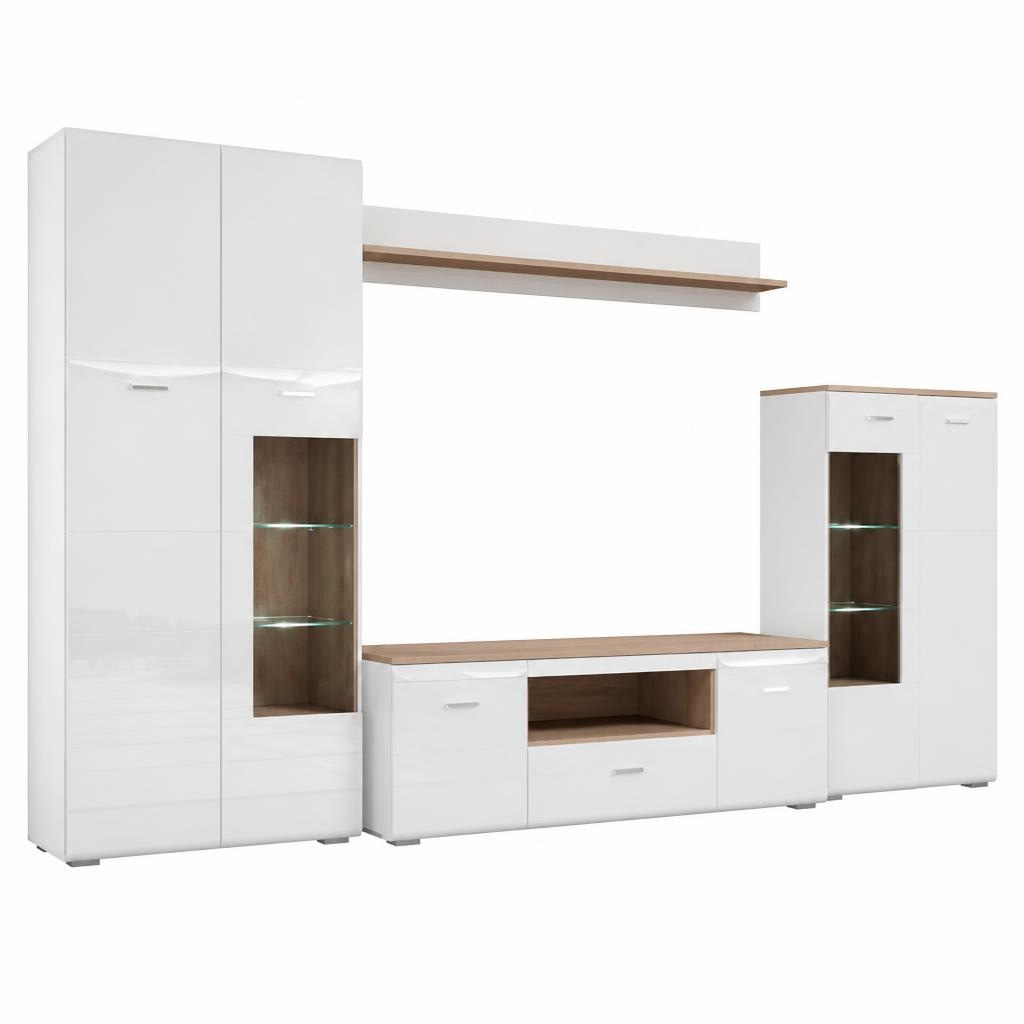 Dnevni regal 340 X 196 X 40 cm HOM'IN Akcija v trgovini Lesnina