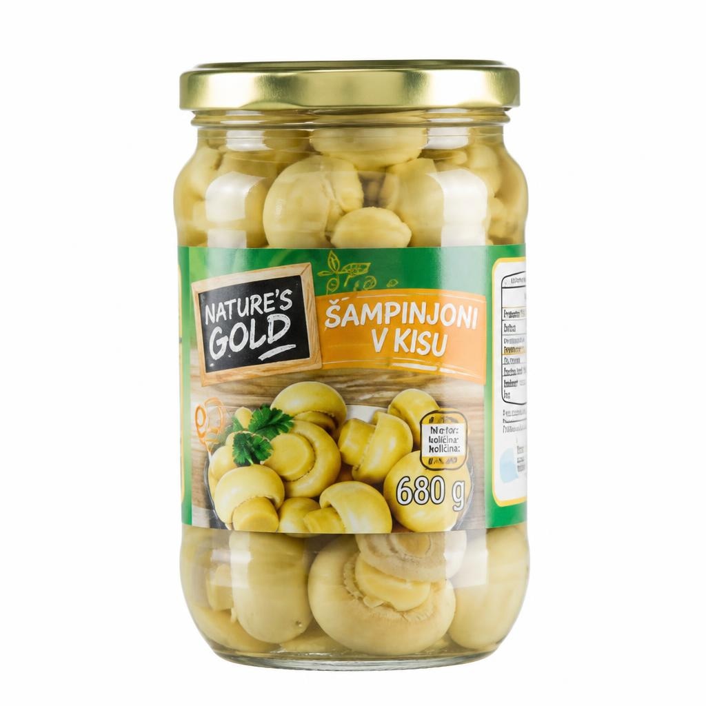 Nature's Gold Šampinjoni v kisu 660 g - Akcija v trgovini Hofer