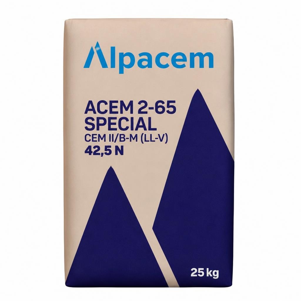 Cement Salonit Acem 2-65 Special 42.5 N 25 kg Akcija v trgovini Merkur