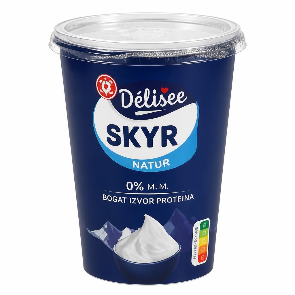 SKYR DÉLISEE 450 g Délisse - Akcija v trgovini E.Leclerc