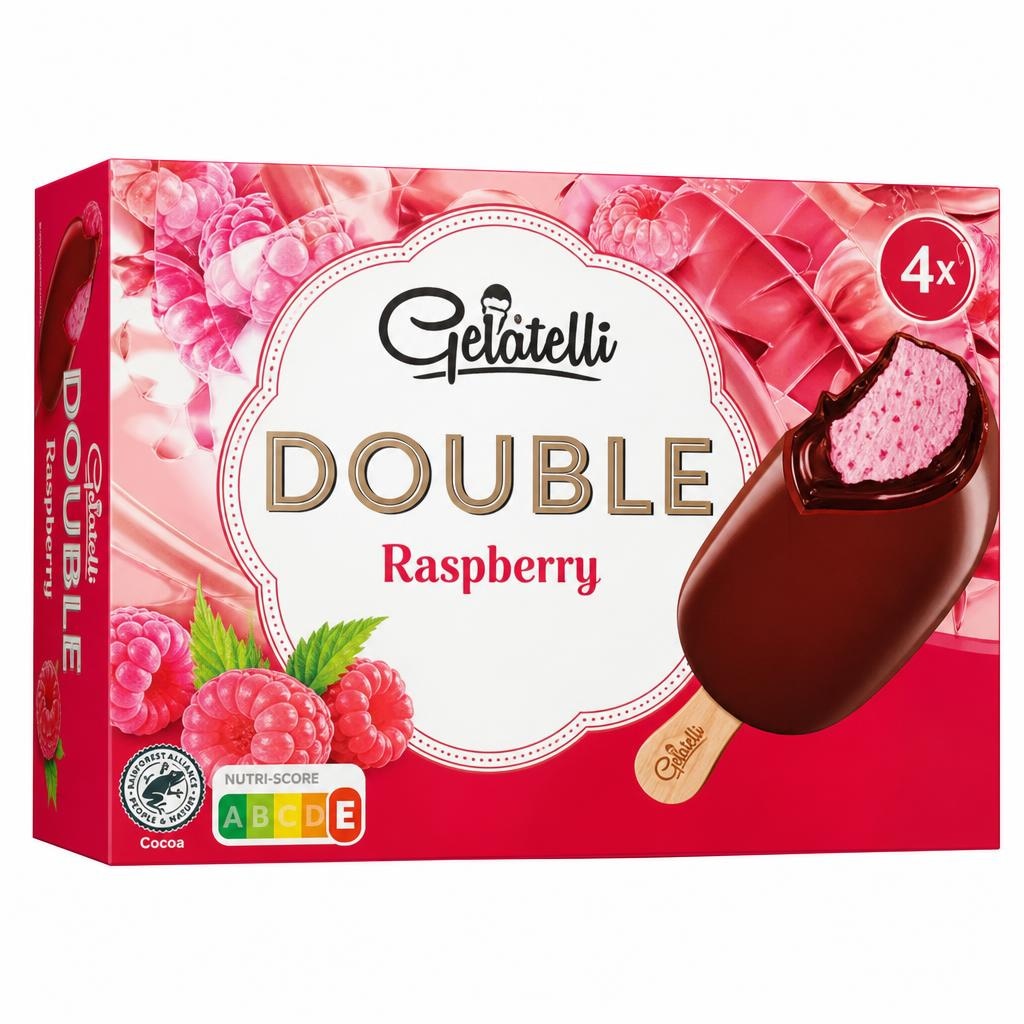 GELATELLI Sladoled Double 4 x 85 ml - Akcija v trgovini Lidl