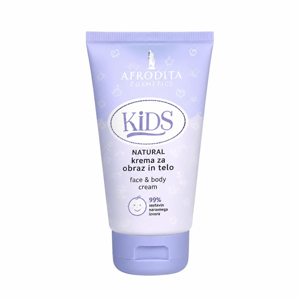 Afrodita Cosmetics Kids Natural krema za obraz in telo 75 ml Akcija v trgovini Dm