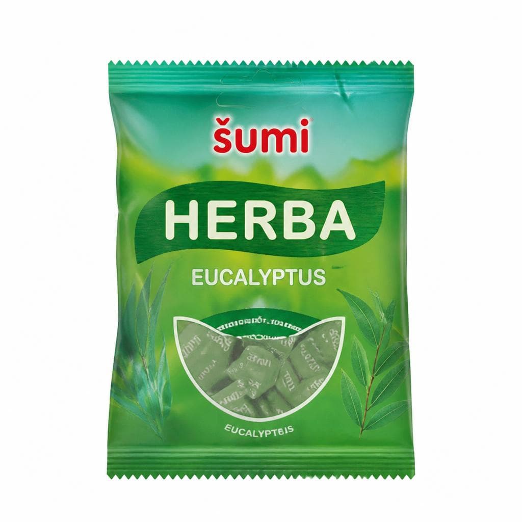 Šumi Herba bonboni 90 g Akcija v trgovini Mercator
