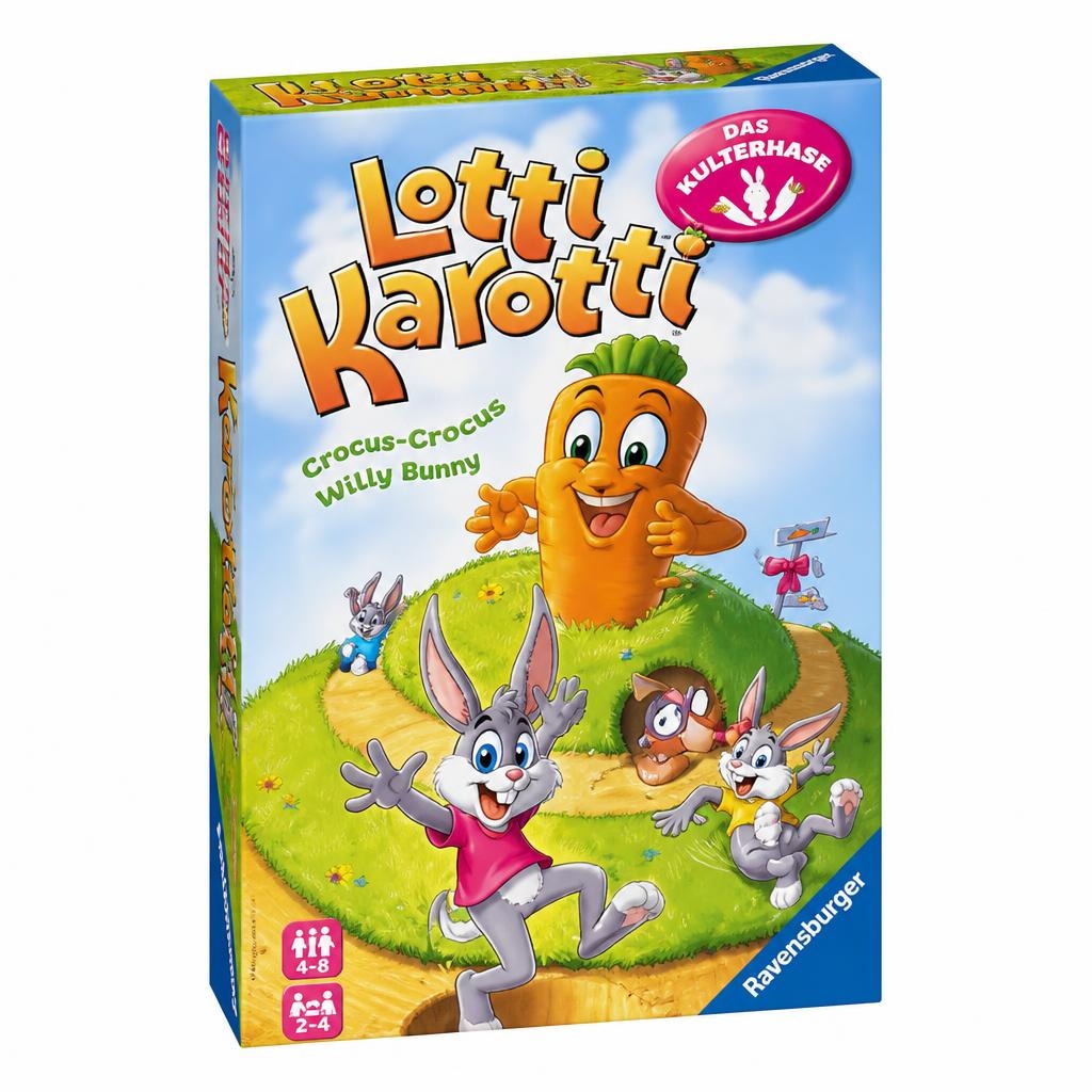 Prenosna igra Ravensburger Lotti Karotti Akcija v trgovini Tedi