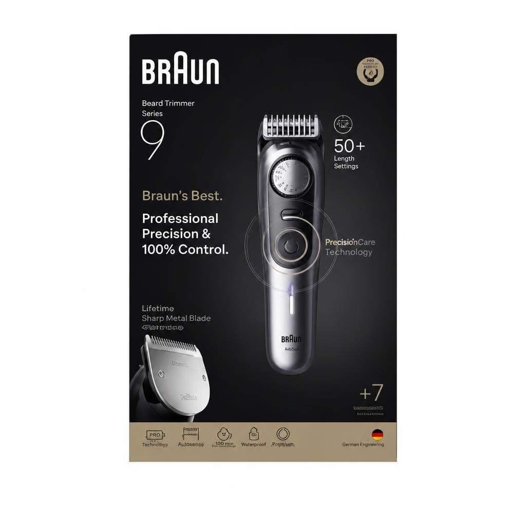Braun prirezovalnik brade Series 9 BT9520 Akcija v trgovini Mueller