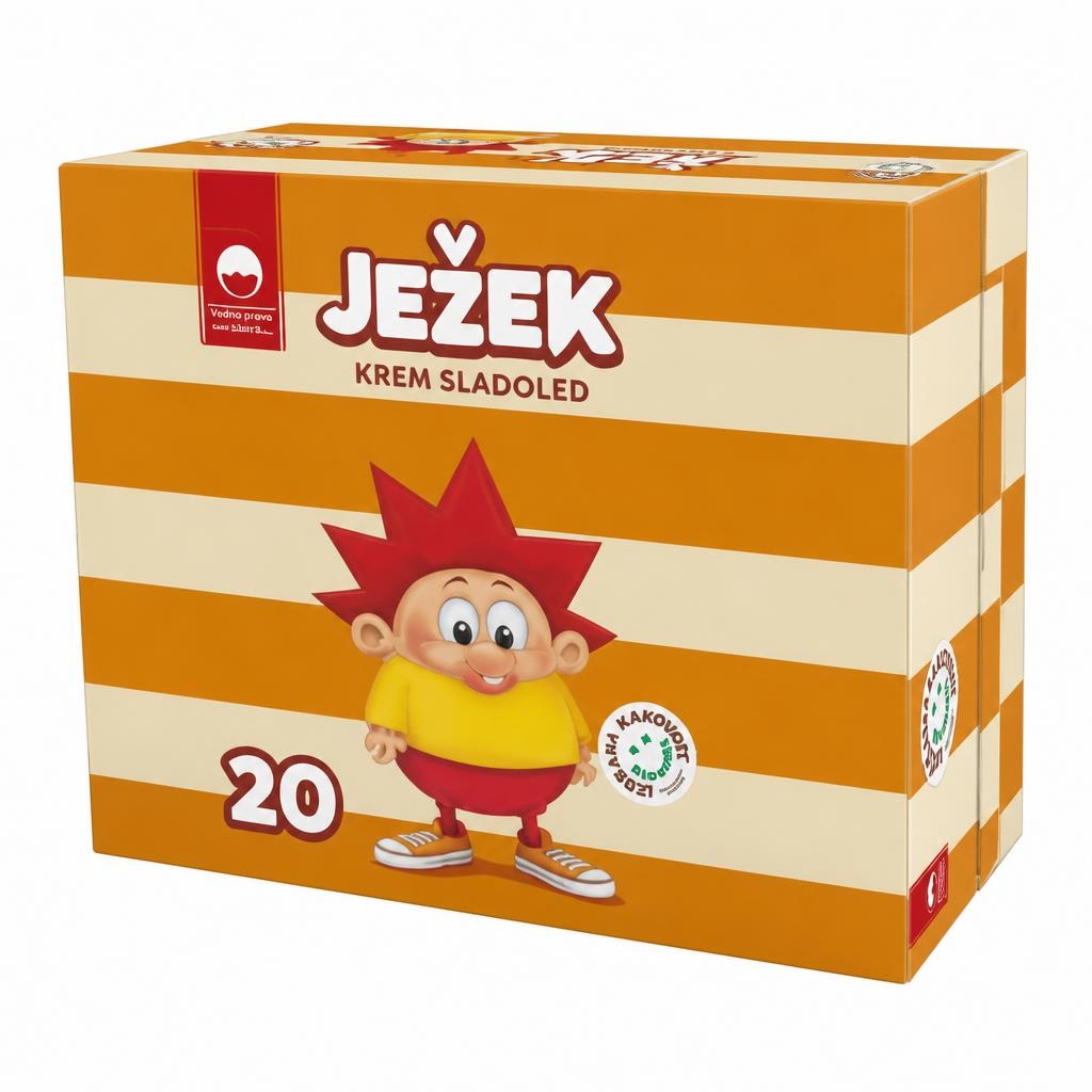 Sladoled Ježek 20 x 70 ml Akcija v trgovini Tuš
