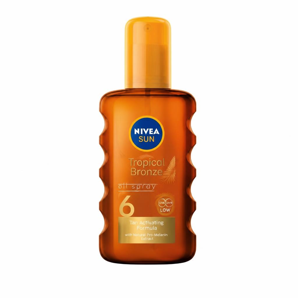 Nivea Sun Tropical Bronze oljni sprej za zaščito pred soncem 200 ml - Akcija v trgovini Dm