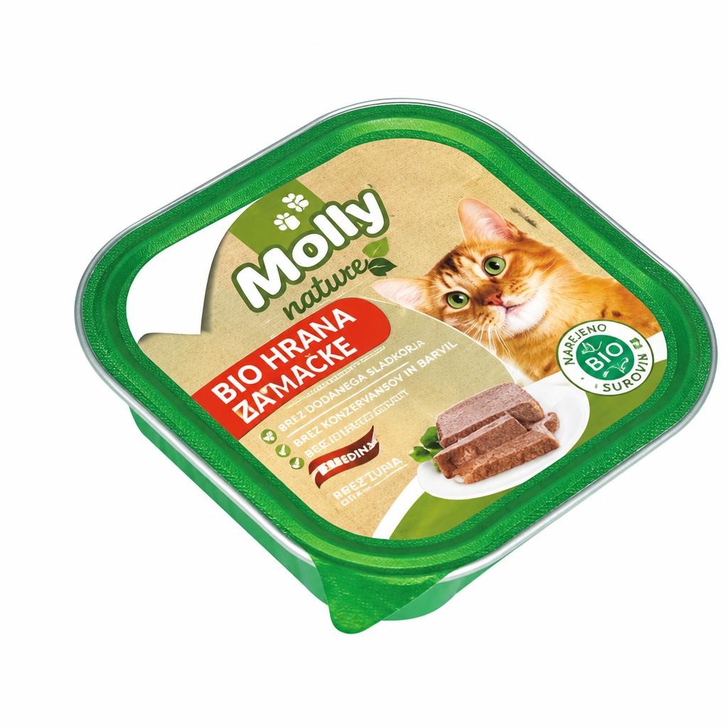 Molly Nature BIO Hrana za mačke 100 g - Akcija v trgovini Spar