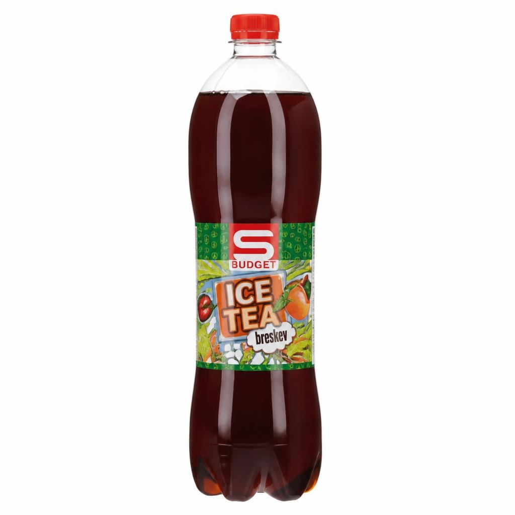 Ledeni čaj breskev 1,5 l S-BUDGET Akcija v trgovini Spar