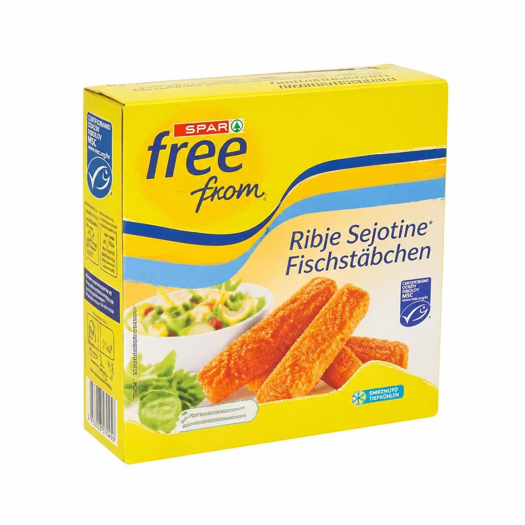 Ribje palčke 250 g free from Akcija v trgovini Spar