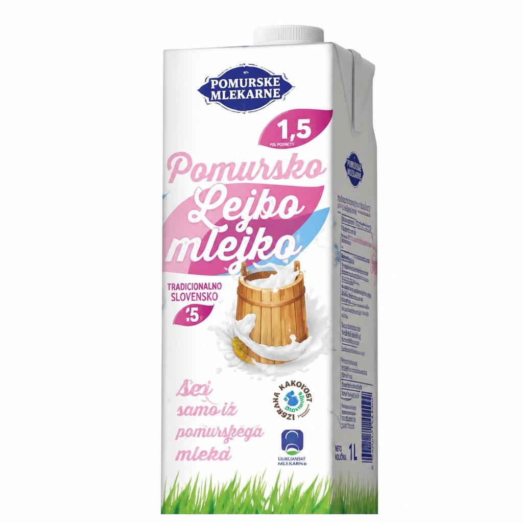 Pomursko mlejko 1 l - Akcija v trgovini Tuš