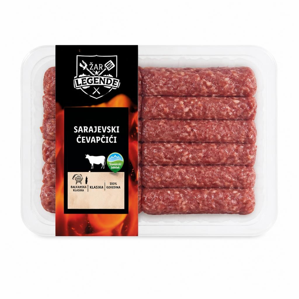 ŽAR LEGENDE Sveži sarajevski čevapčiči 480 g Akcija v trgovini Lidl