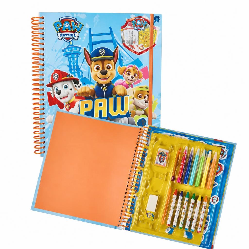 Pobarvanka PAW PATROL Akcija v trgovini Tedi
