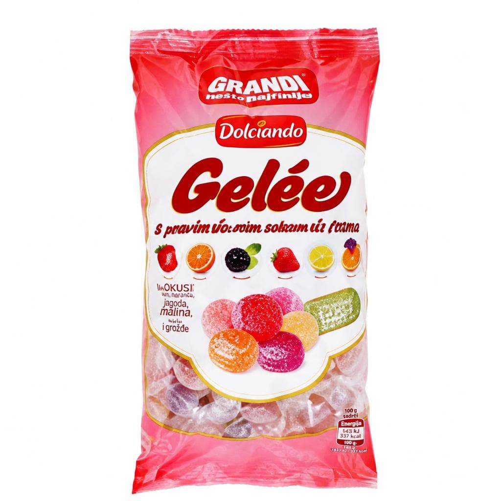 Grandi Dolciando Gelée sadni žele bonboni 1 kg Akcija v trgovini Eurospin