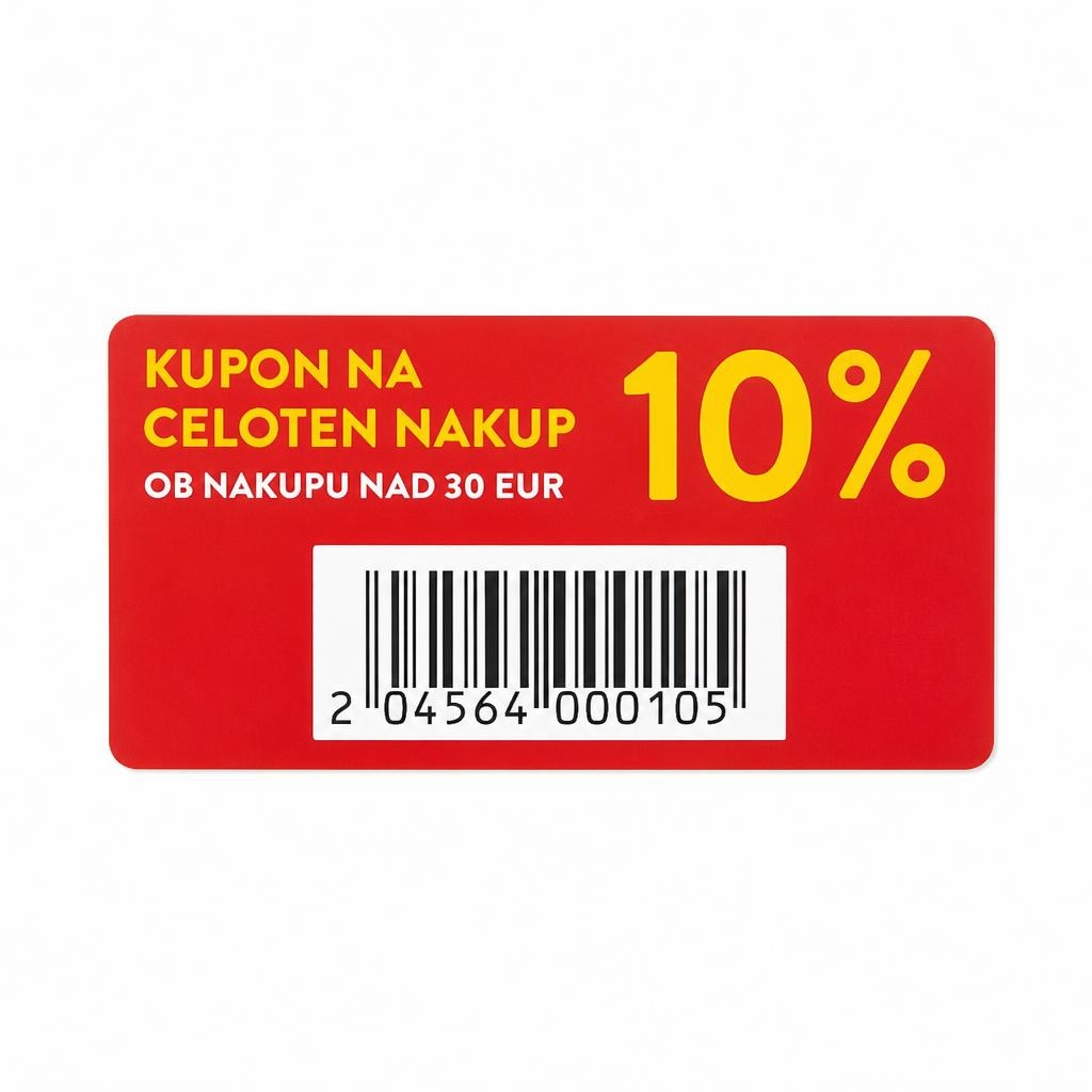 Kupon na celoten nakup Akcija v trgovini Spar