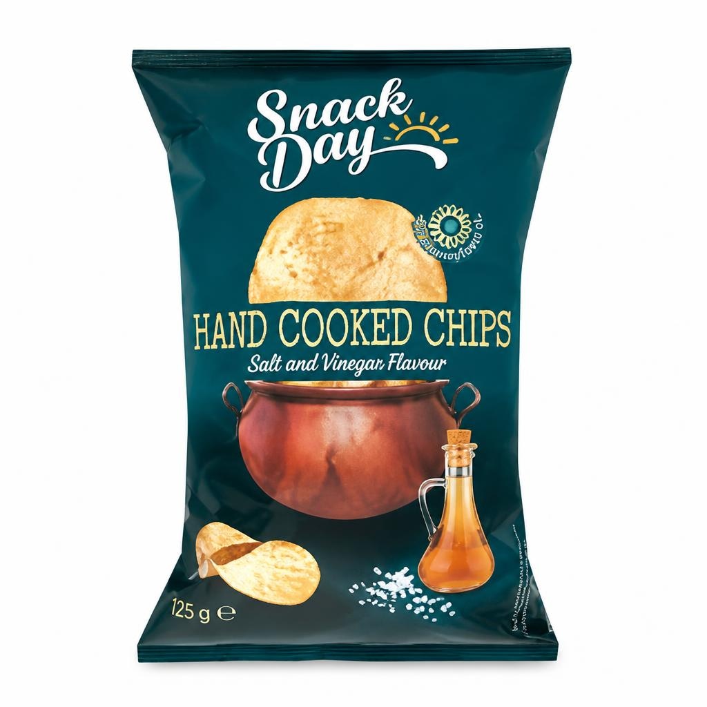 Snack Day Čips pečen v kotlu 125 g Akcija v trgovini Lidl