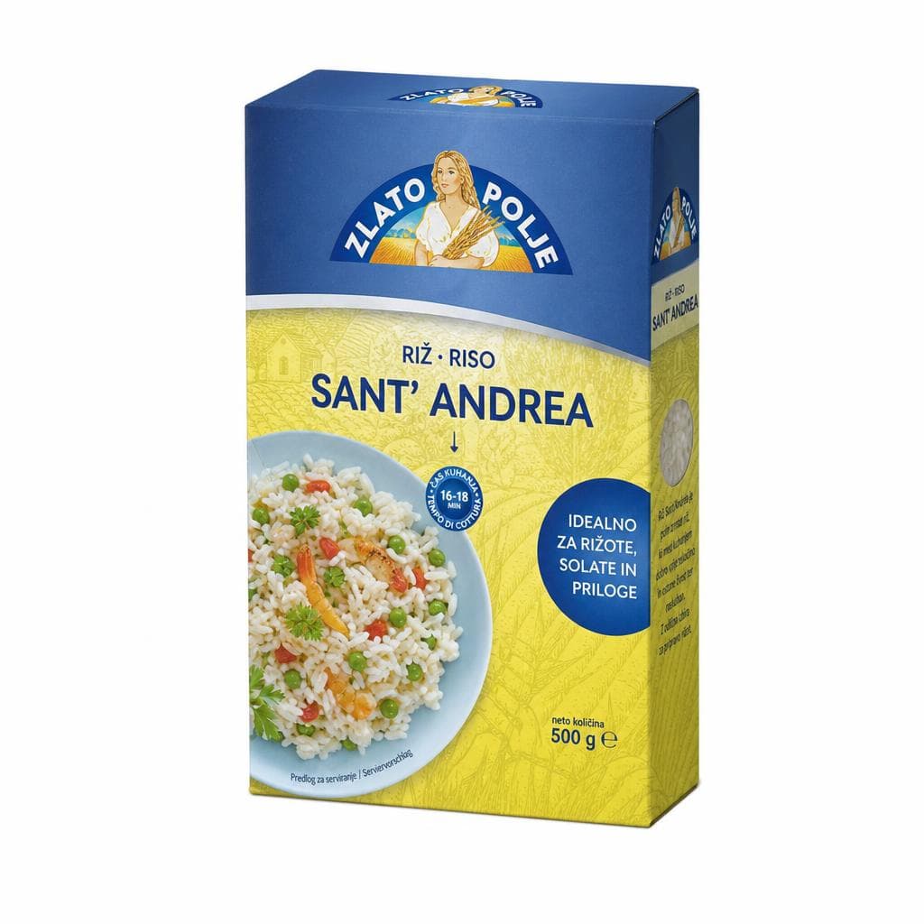 Riž Zlato Polje Sant' Andrea 500 g Akcija v trgovini Tuš